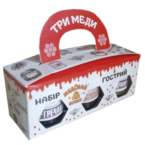 Набір подарунковий “Три меди – Гострий”